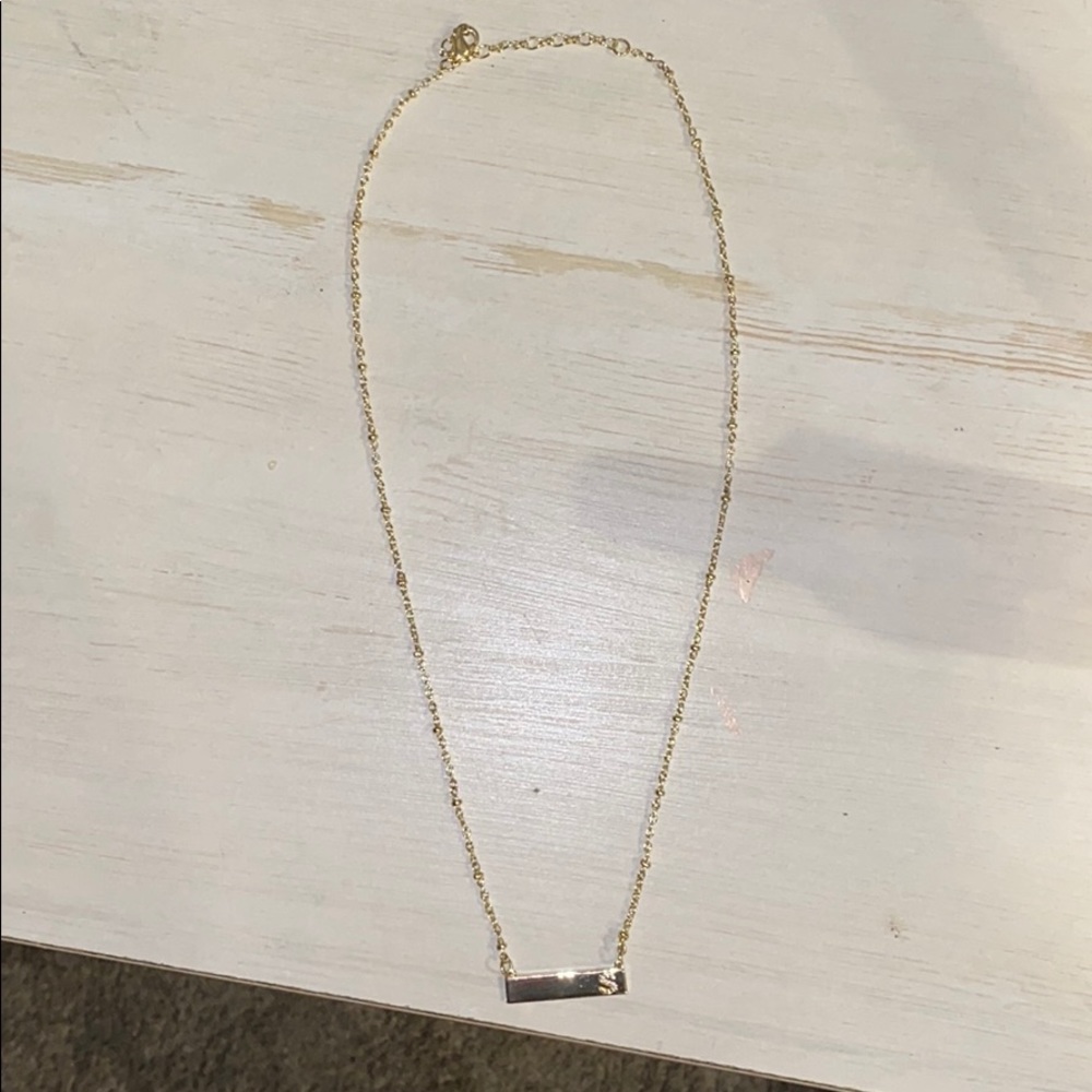 Selling a gold S necklace!!